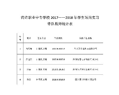 17-18年帶隊老師統(tǒng)計表